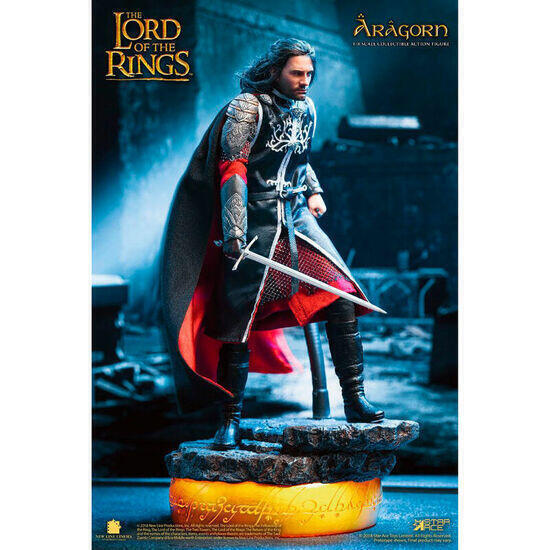 Figura Real Master Aragorn Deluxe Version El Se Or De Los Anillos C