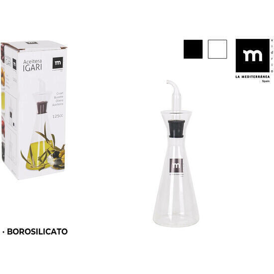 Aceitera borosilicato con dosificador 125cc igari