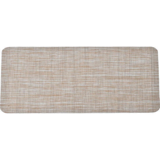 Alfombra vinílica andy 50x120cm aspecto natural - beige