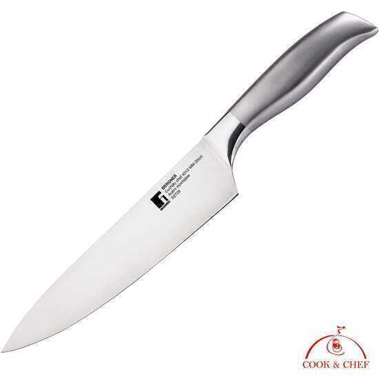 Bergner - utensilios de cocina esenciales: cuchillo chef 20cm acero inoxidable