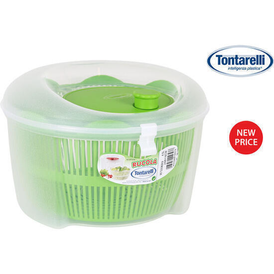 Centrifuga ensalada 4,5l rucola verde transparente