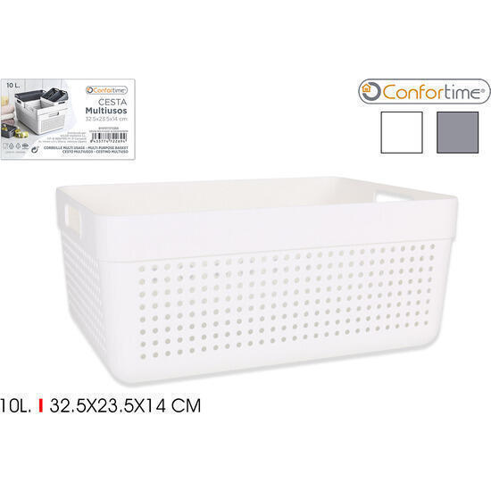 Cesta multiusos 32.5x23.5x14cm confortime