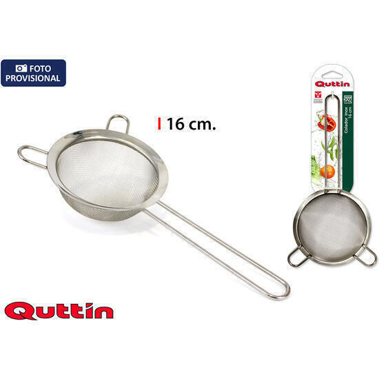 Colador acero inox 16cm quttin