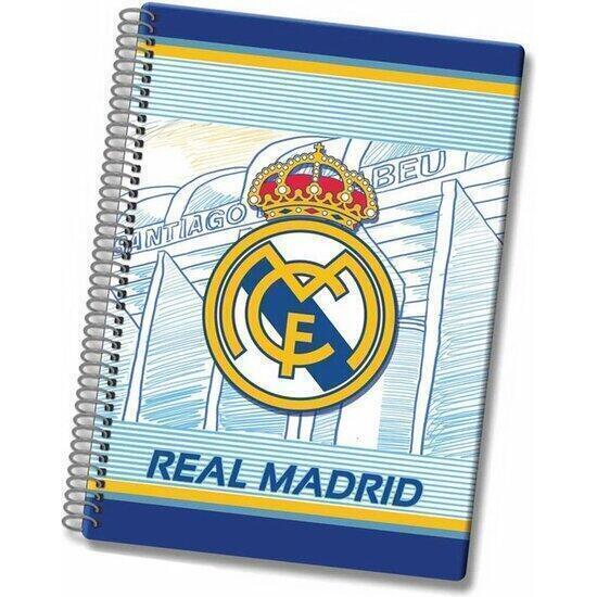 Cuaderno a4 cuadricula real madrid