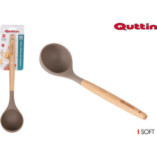 Cucharon soft m/madera quttin