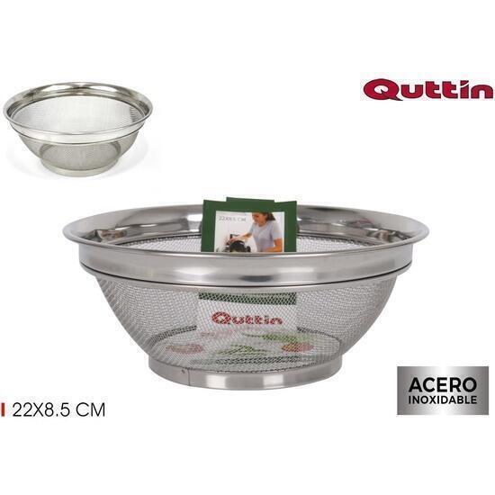 Escurridor acero 22x8.5cm quttin