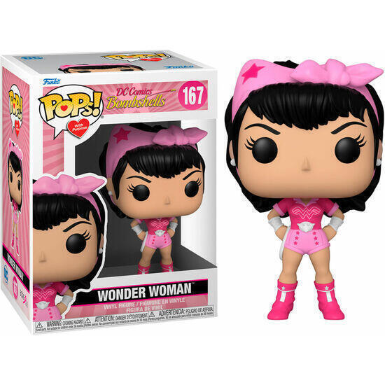 Figura pop bc awareness bombshell wonder woman