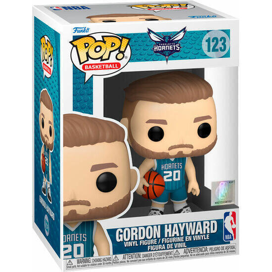 Figura pop nba celtics hornets gordon hayward teal jersey