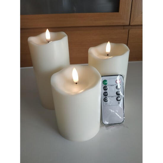 Flameless candles - velas decorativas con mando