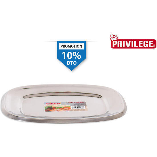 Fuente 26x18,5cm acero inox privilege light