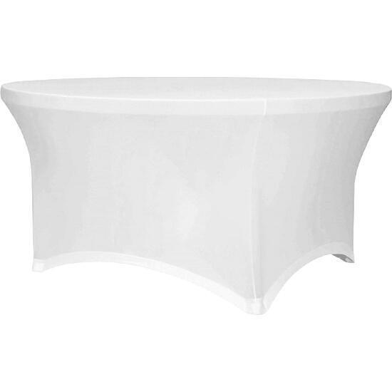 Funda para mesa redonda de 180x74cm blanca