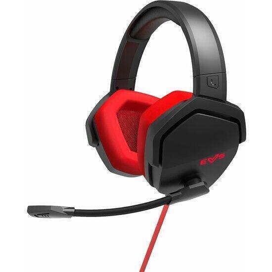 Gaming headset esg 4 surround 7.1 red (led light, 7.1 surround sound, protein leather ear