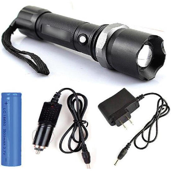 Linterna con cargadores multifunction swat flashlight