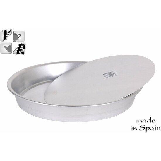 Molde alto base desmontable aluminio 24cm