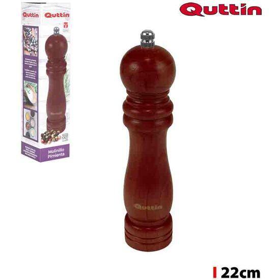 Molinillo pimienta marrón 22cm quttin