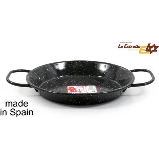 Paellera valenciana 22cm jaspeada