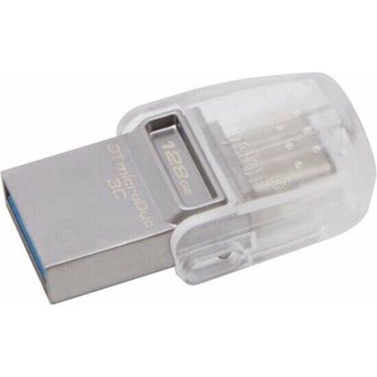 Pendrive 128gb usb3.0 tipo c kingston dt micro duo