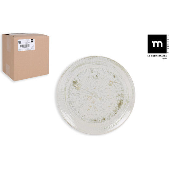 Plato postre 20cm idris monaco brillo