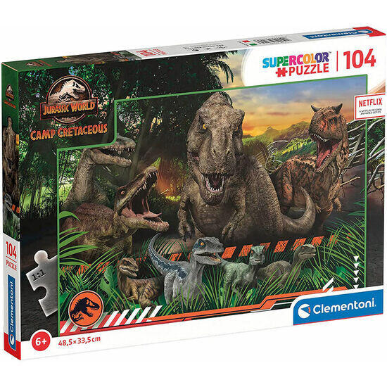 Puzzle camp cretaceous jurassic world 104pzs