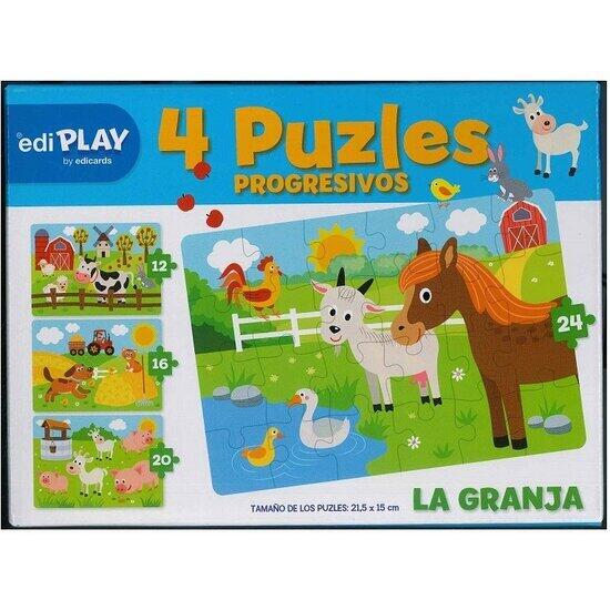 Puzzle progresivos x 4 la granja