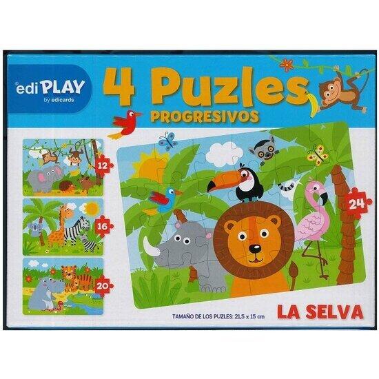 Puzzle progresivos x 4 la selva