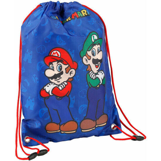 Saco mario y luigi super mario bros 40cm