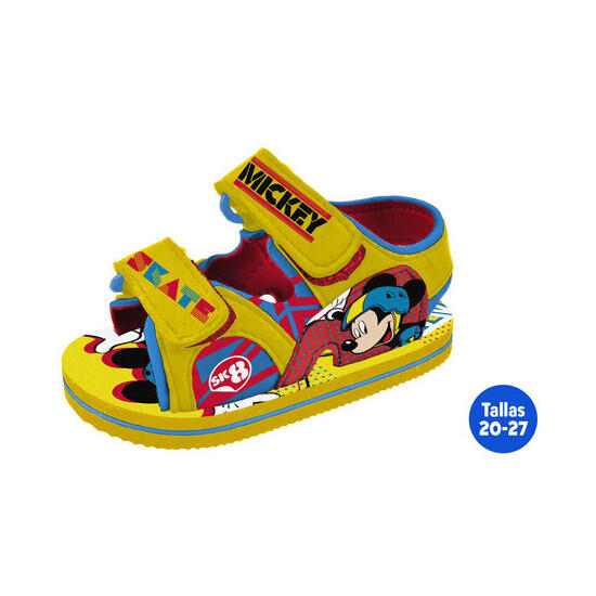 Sandalias verano infantil mickey amarillo talla 27