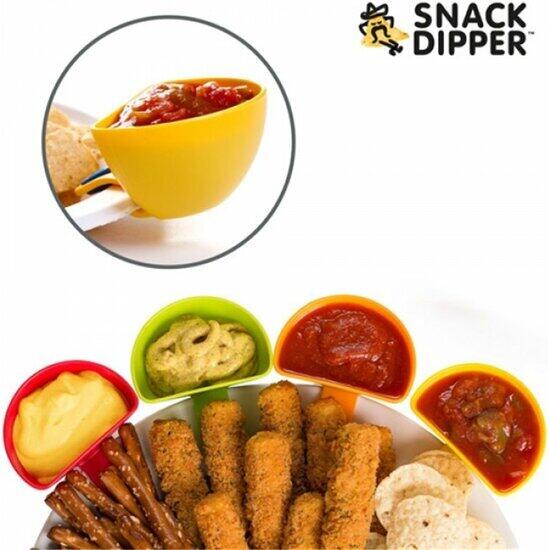 Set 4 cuencos para salsas snack dipper