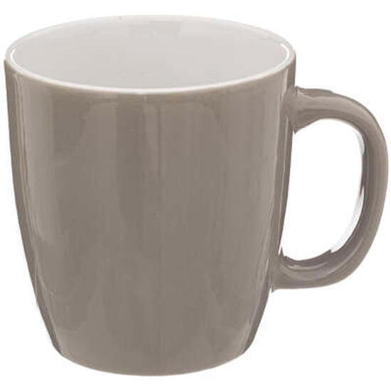 Taza redonda gris secret de gourmet