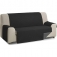 Rombo cubre sofa reversible acolchado 2 plazas antracita/negro