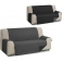 Rombo cubre sofa reversible acolchado 2 plazas antracita/negro