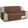 Rombo cubre sofa reversible acolchado 2 plazas beige/marron