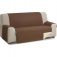 Rombo cubre sofa reversible acolchado 4 plazas beige/marron