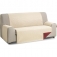 Rombo cubre sofa reversible acolchado 4 plazas beige/rojo