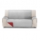 Rubi cubre sofa bicolor reversible 3 plazas rojo/perla