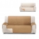 Rubi cubre sofa bicolor reversible 4 plazas crudo/beige