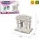 Set 3 puzzles 3d - modelos arco de triunfo/torre de pisa/torre tv berlín