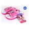 zapatillas verano infantiles con goma minnie fucsia